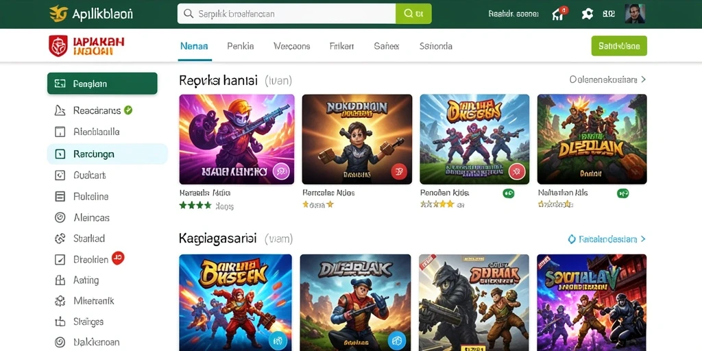 Tampilan antarmuka yang ramah pengguna.
