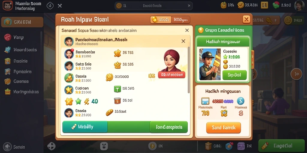 Tampilan antarmuka yang menarik dan modern.