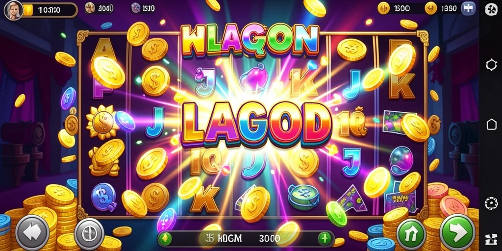 Menampilkan layar permainan slot dengan tema petualangan.